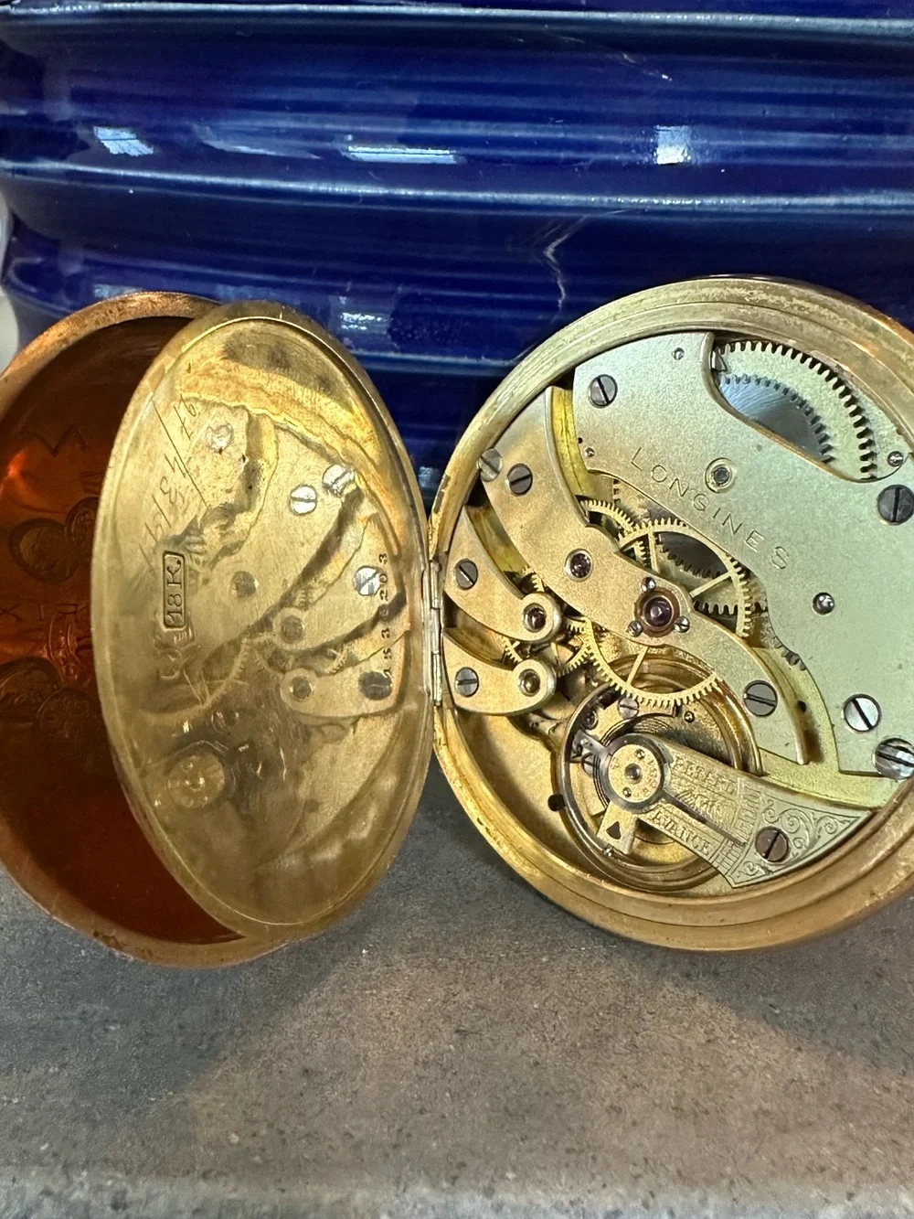 Longines 18k Gold Grand Prix Paris 1900’s Pocket Watch